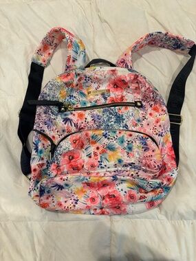 Steve Madden Floral Print Women's Backpack - Pink Multicolor
